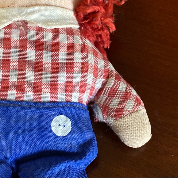 Vintage Raggedy Andy Plush Stuffed Doll Toy - Picture 14 of 15